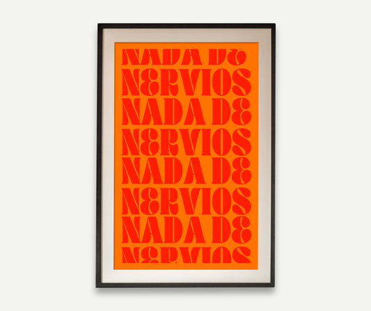 Print NADA DE NERVIOS Clásico